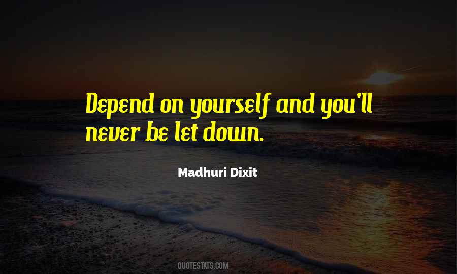 Quotes About Be Let Down #1221866