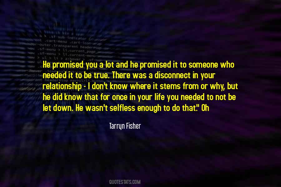 Quotes About Be Let Down #1307192
