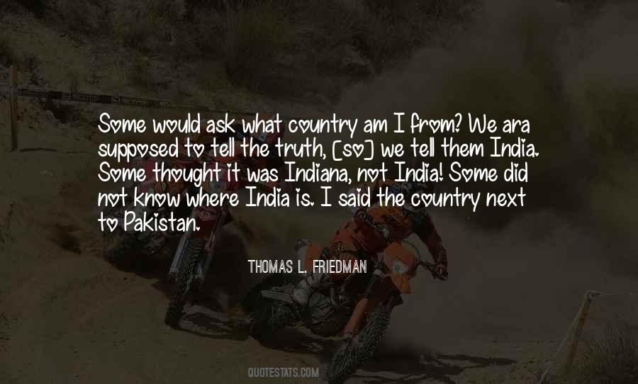 Quotes About Country India #1147476