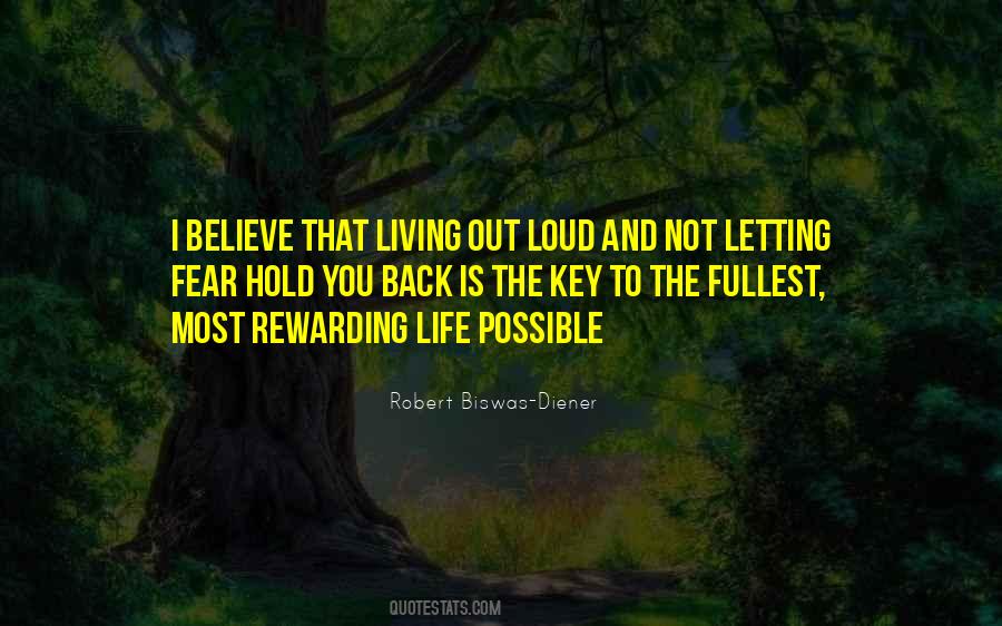 Quotes About Letting Fear Hold You Back #1468479
