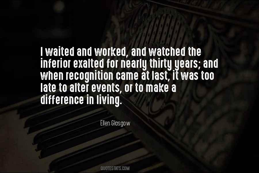 Years Or Years Quotes #44835