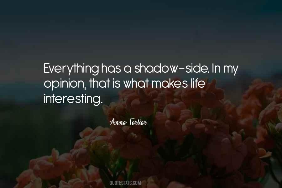 Quotes About Shadow Side #821017