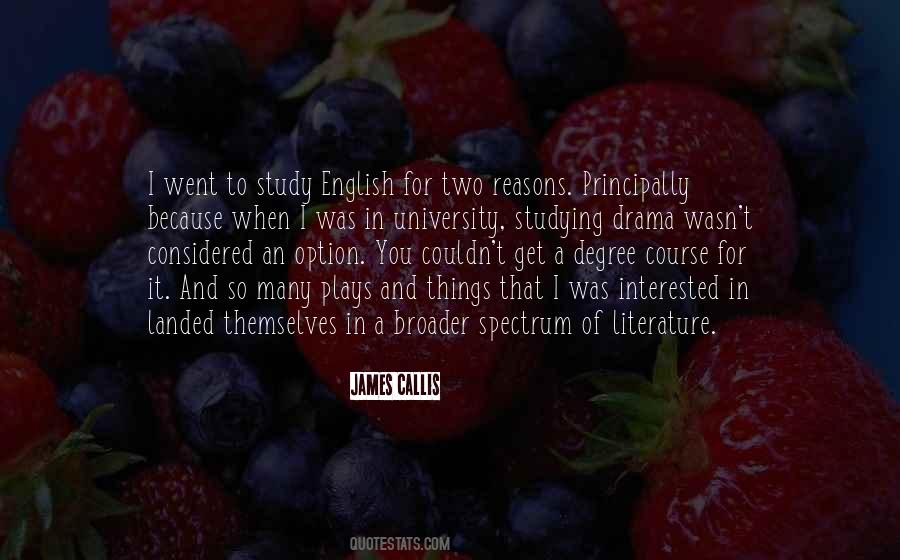 Quotes About Studying Literature #133498