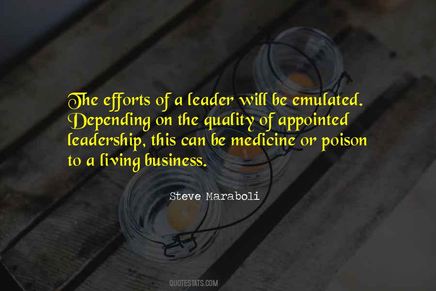 Quotes About Quality Of Leadership #213485