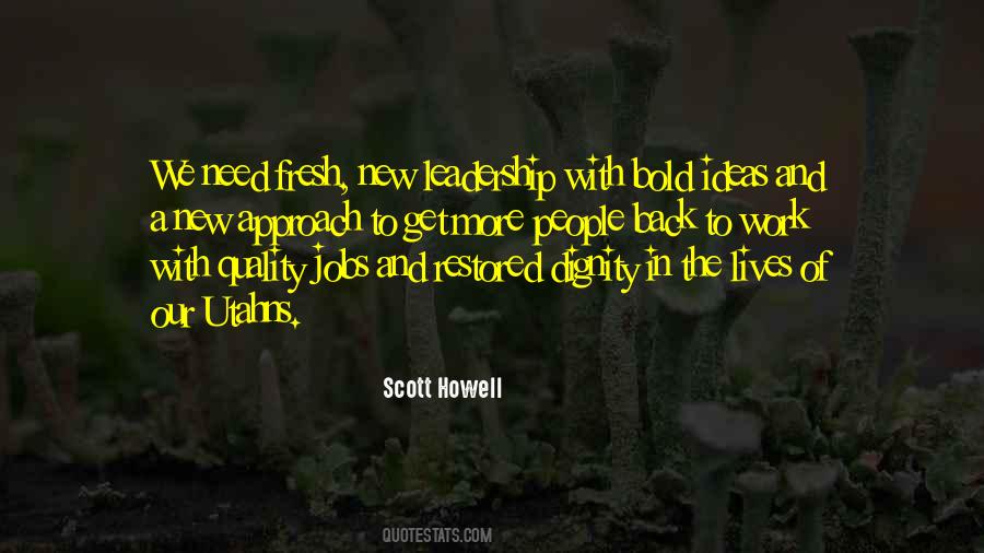 Quotes About Quality Of Leadership #391567