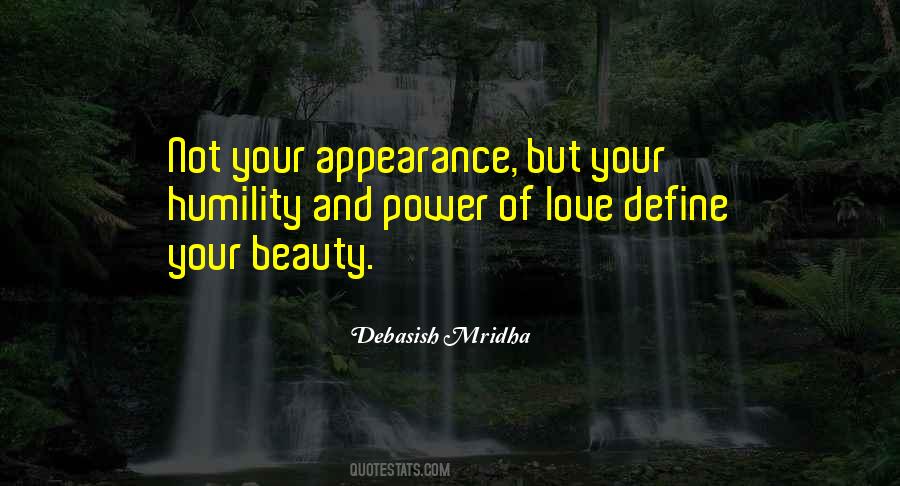 Quotes About Appearance And Love #1196250