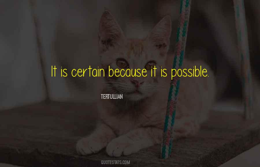 It Is Possible Quotes #994792