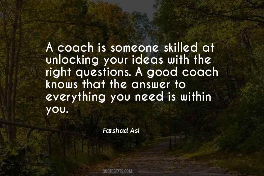 Good Coach Quotes #39228