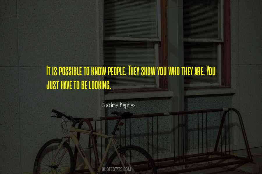 Know People Quotes #1454878