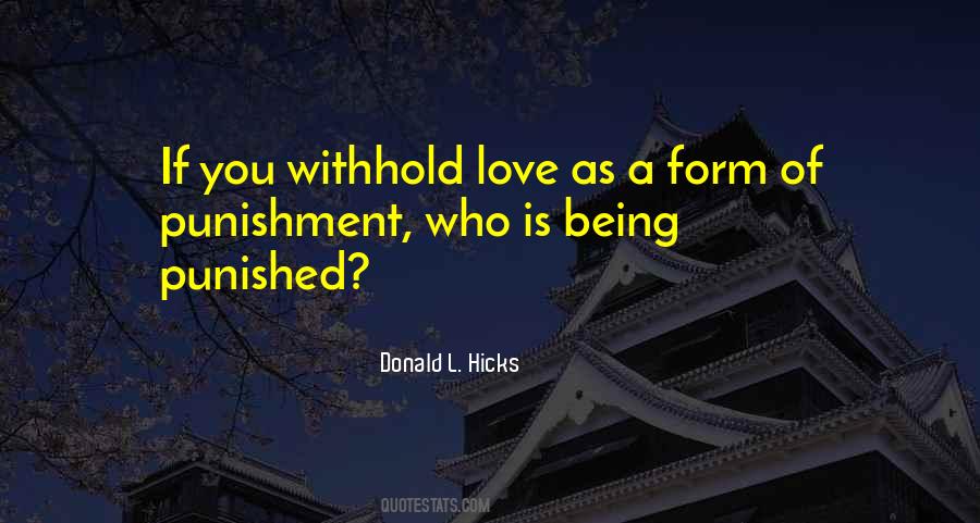 Quotes About Withholding Love #1518808