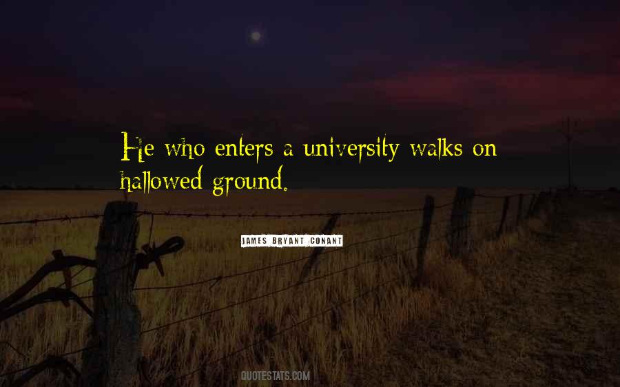Quotes About Hallowed Ground #205806