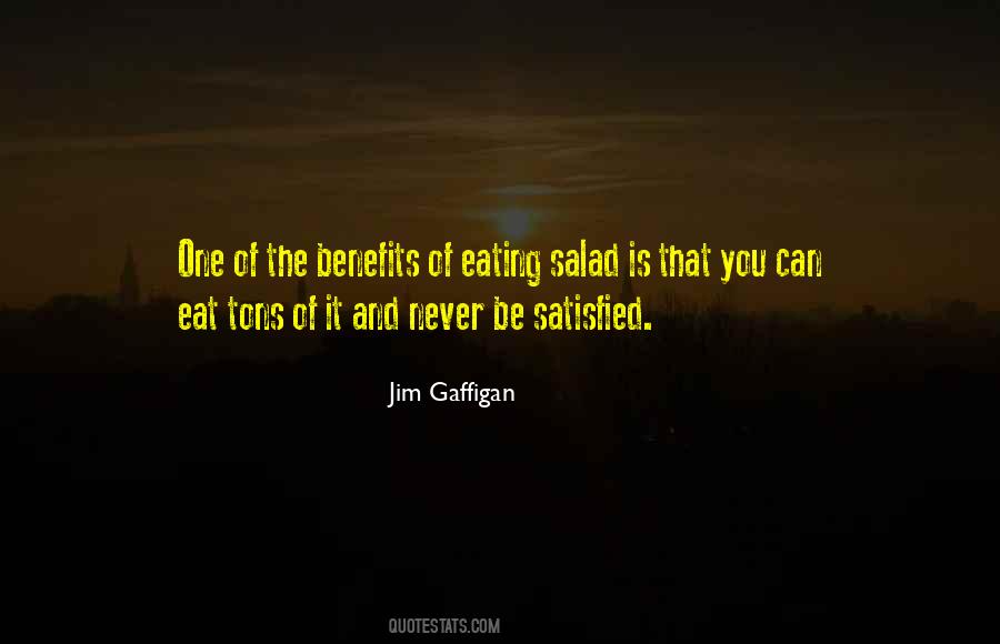 Salad Eating Quotes #678686