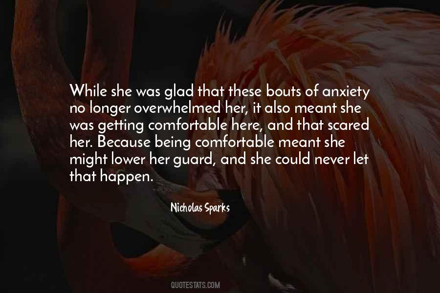 Quotes About Getting Comfortable #1031413