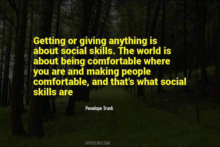 Quotes About Getting Comfortable #1270030