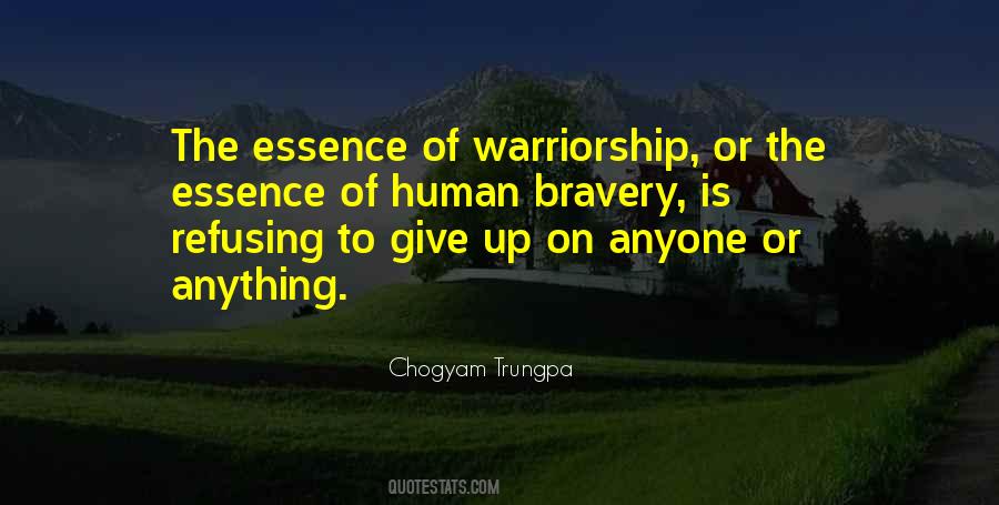 Quotes About Warriorship #1632847