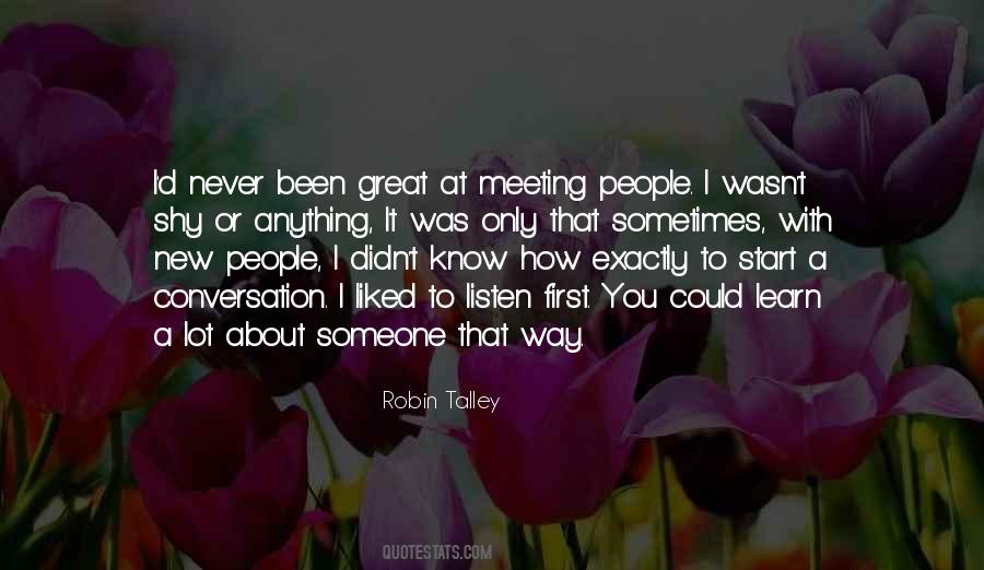 Quotes About Meeting New People #1619287