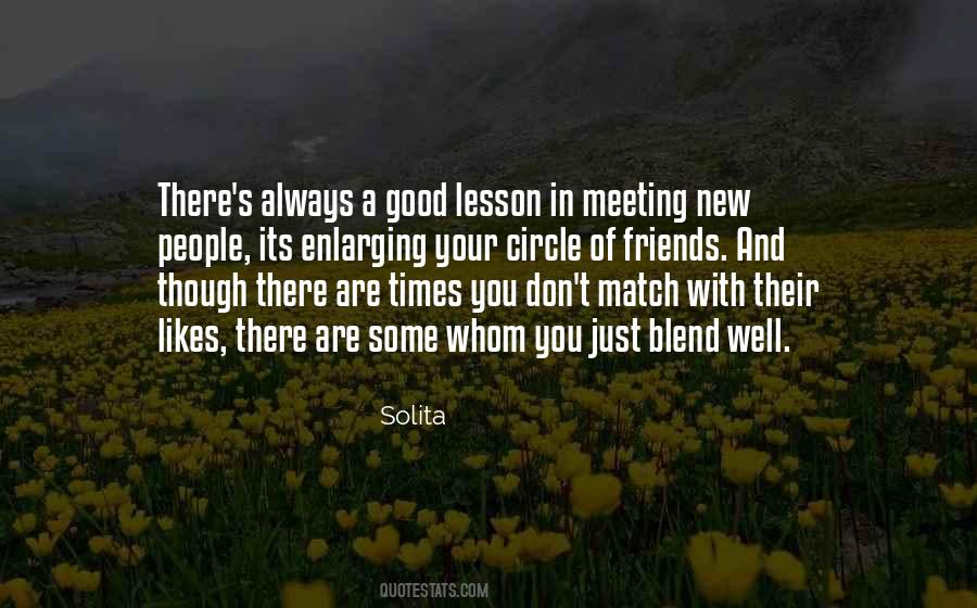 Quotes About Meeting New People #189771