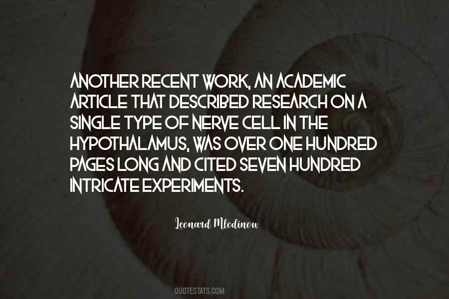 Quotes About Academic Research #624277