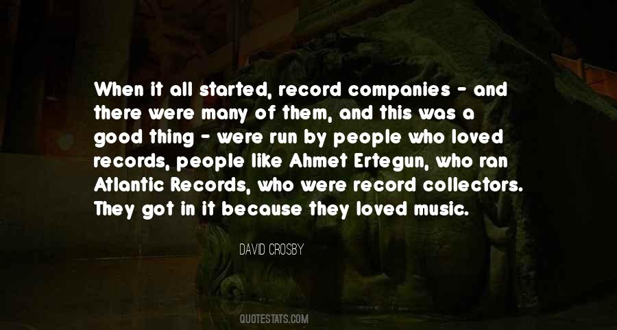 Quotes About Record Companies #1058522