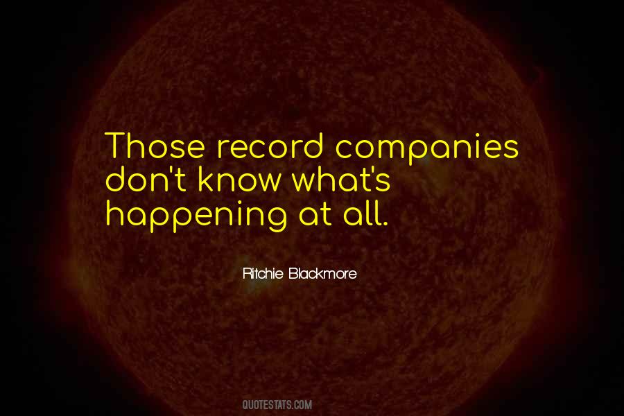 Quotes About Record Companies #1106169