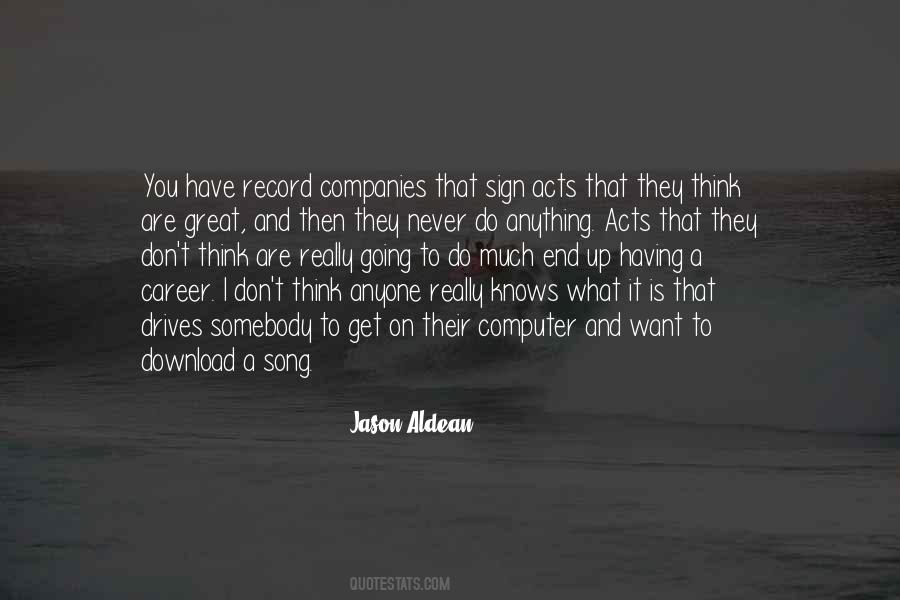 Quotes About Record Companies #474854