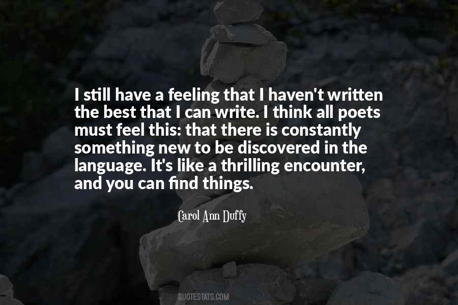Feeling That Quotes #1688393