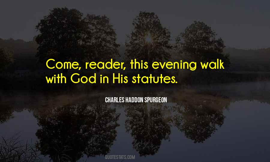Quotes About Evening Walk #1187631