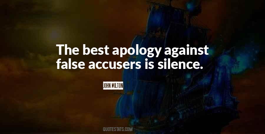 Quotes About False Accusers #1618232