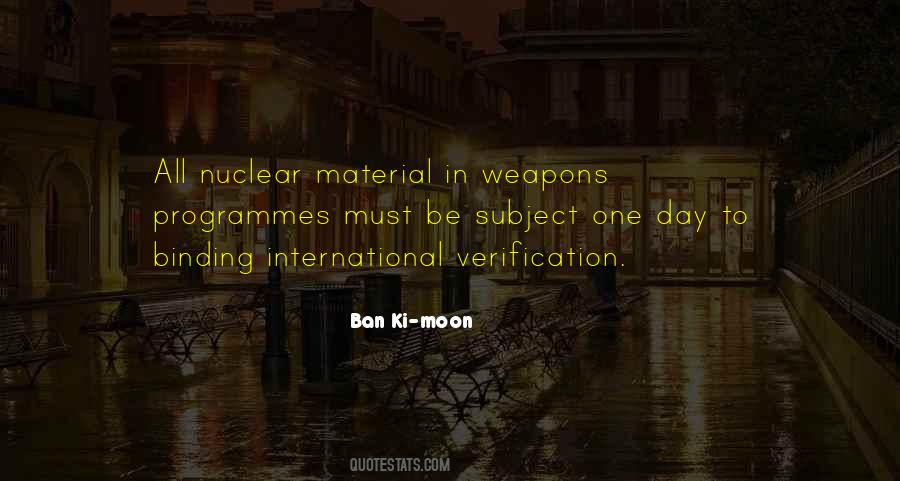 Quotes About Nuclear Weapons #102132