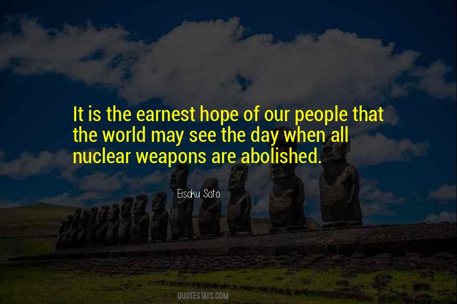 Quotes About Nuclear Weapons #125452