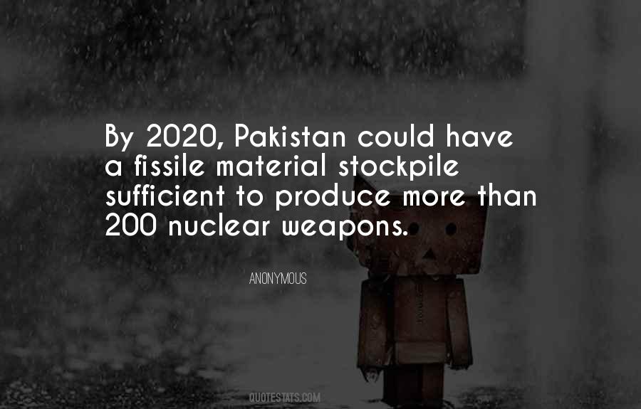 Quotes About Nuclear Weapons #242017