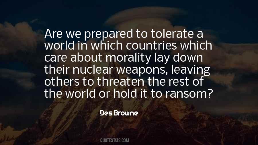 Quotes About Nuclear Weapons #361143