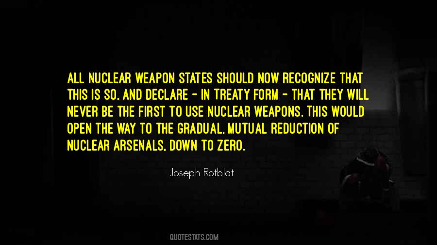 Quotes About Nuclear Weapons #368840