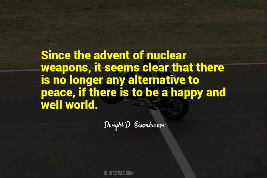 Quotes About Nuclear Weapons #40954