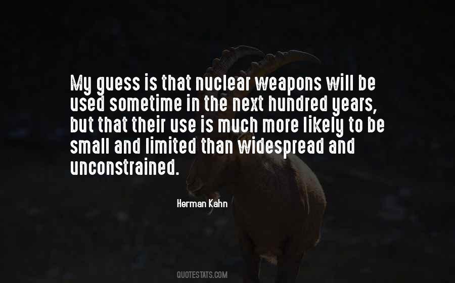 Quotes About Nuclear Weapons #66469