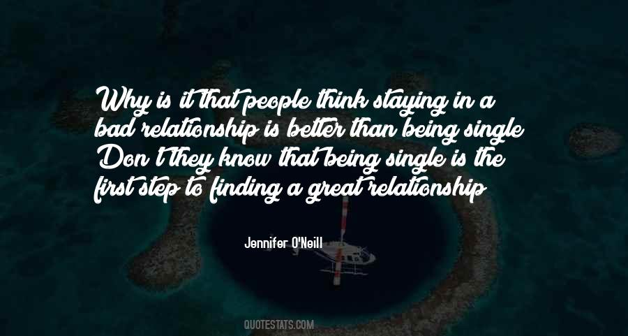 Quotes About Being Single #365542