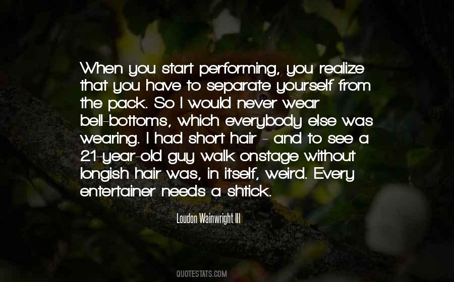 Longish Hair Quotes #1210727