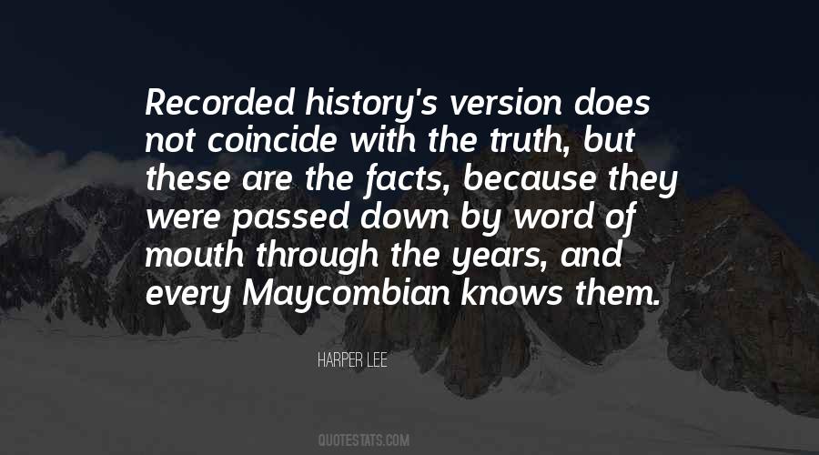 Quotes About Through The Years #1076644