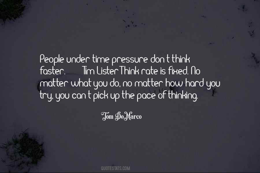 Time Pressure Quotes #1099827