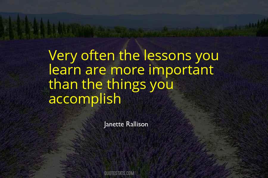 Quotes About Lessons #1580797