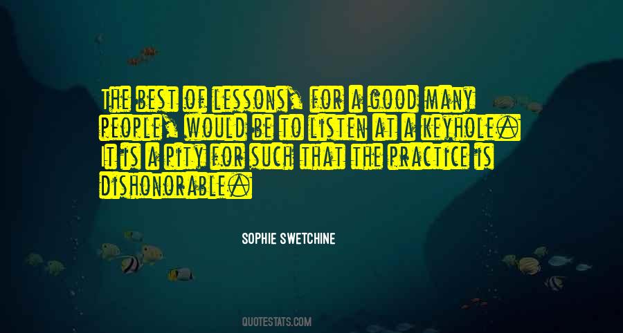 Quotes About Lessons #1640549