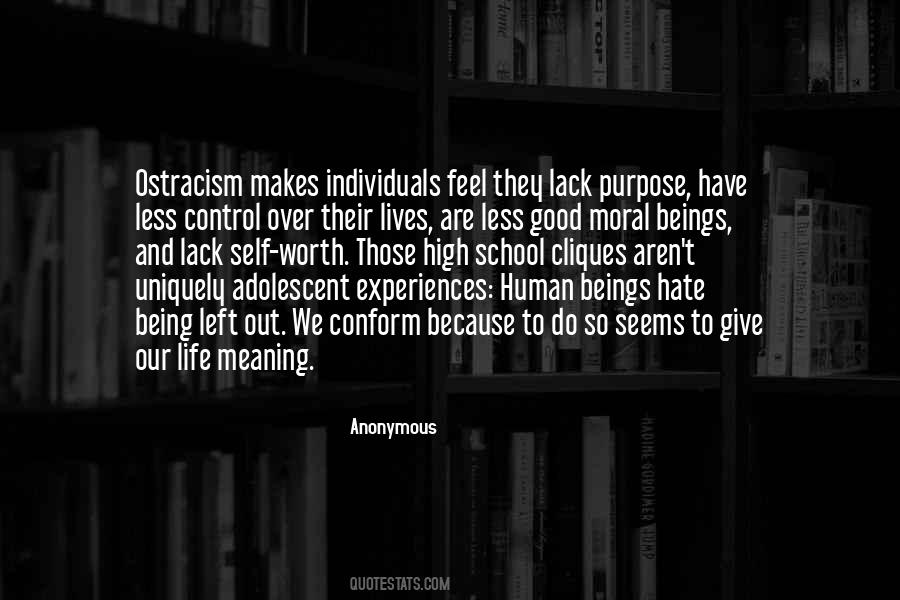 Feel Left Out Quotes #869035