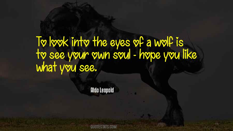 Quotes About Wolf Eyes #805036