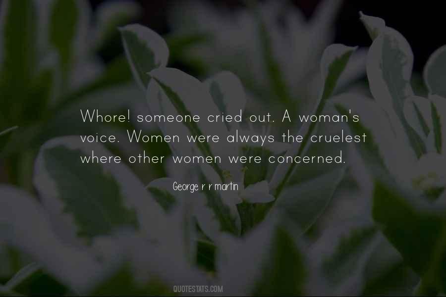 Quotes About A Woman's Voice #113690