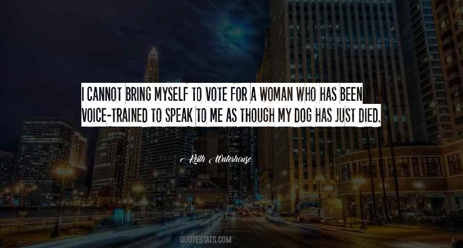 Quotes About A Woman's Voice #120332