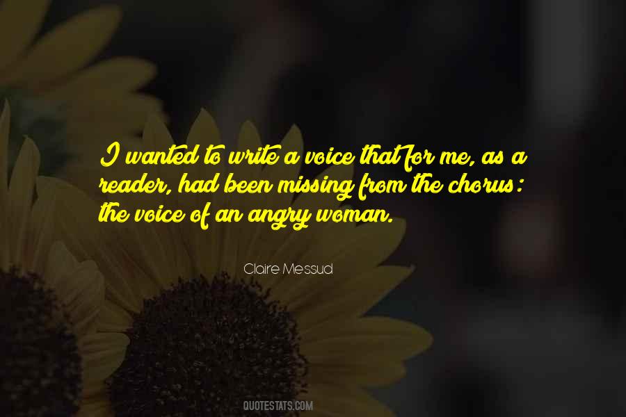 Quotes About A Woman's Voice #848041