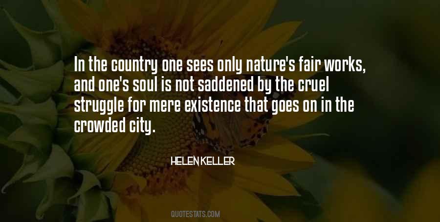 Quotes About City Life Versus Country Life #1227816