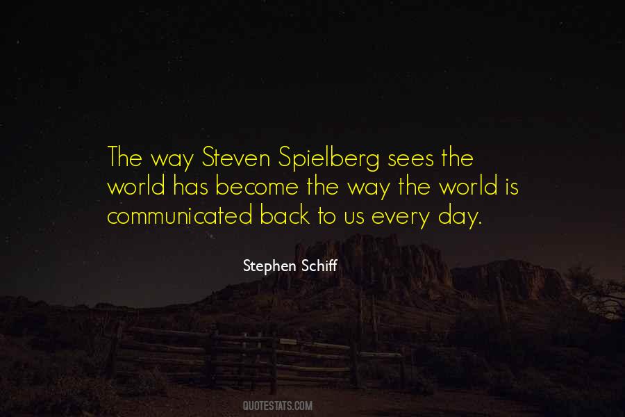 Quotes About Spielberg #505410