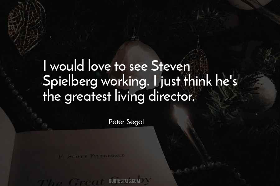 Quotes About Spielberg #772673