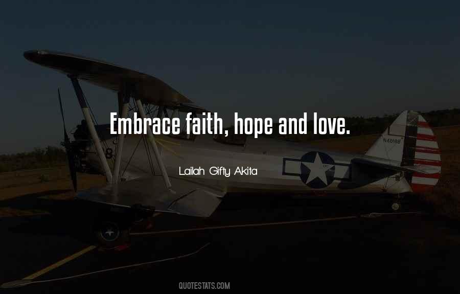 Quotes About Faith Hope And Love #1693158